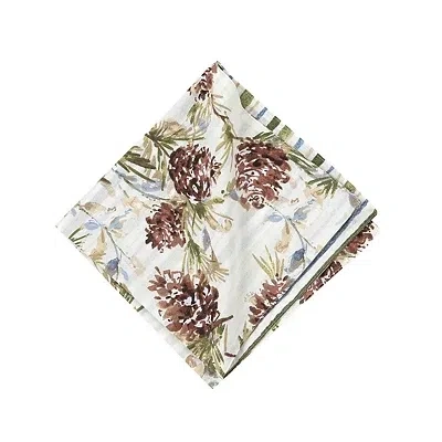 Kirkland's Cooper Pine And Pinecones Napkins In Multi