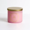 Kirkland's Coral 14 Oz. 3-wick Jar Candle In Pink