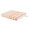 Kirkland's Coral Striped Outdoor Chair Cushion In Multi