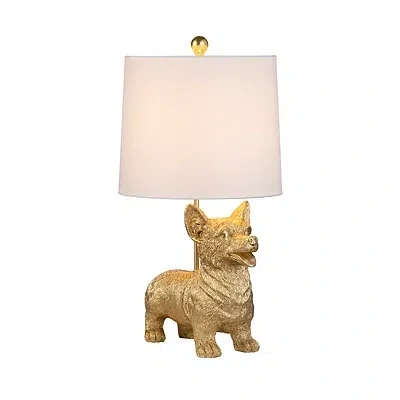 Kirkland's Corgi Table Lamp In White
