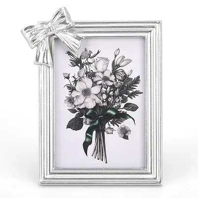 Kirkland's Corner Bow Picture Frame In Silver