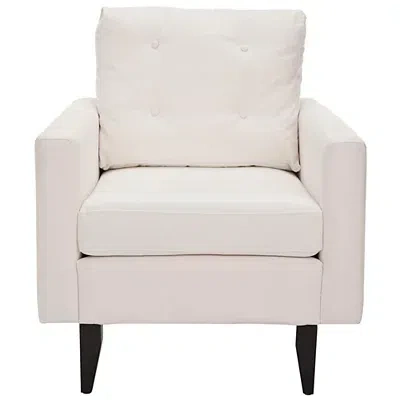 Kirkland's Cotton Abigael Accent Chair In White