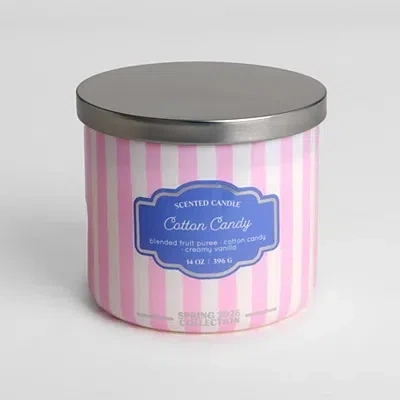 Kirkland's Cotton Candy 3-wick Jar Candle In Blue