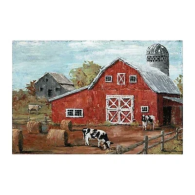 Kirkland's Country Barn Giclee Canvas Art Print In Multi