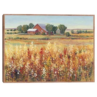 Kirkland's Country Views Framed Canvas Art Print In Multi