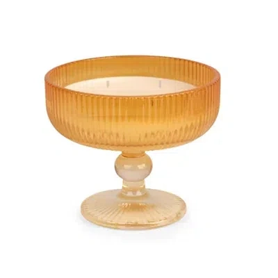 Kirkland's Coupe Shaped 2-wick Jar Candle In Yellow