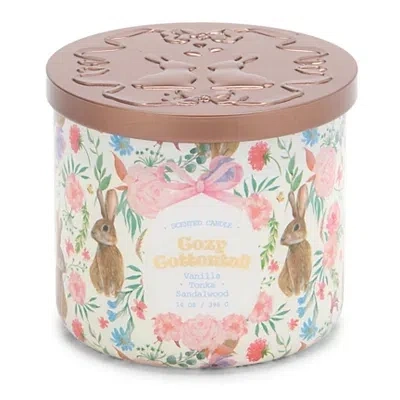 Kirkland's Cozy Cottontail 3-wick Jar Candle In Multi
