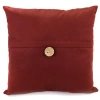 Kirkland's Cranberry Fairview Button Pillow In Red