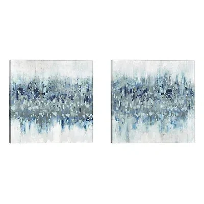 Kirkland's Crossing Abstract Canvas Art Prints In Blue