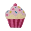 Kirkland's Cupcake Shaped Hooked Pillow In Multi