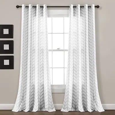Kirkland's Curtain Panel Set In White