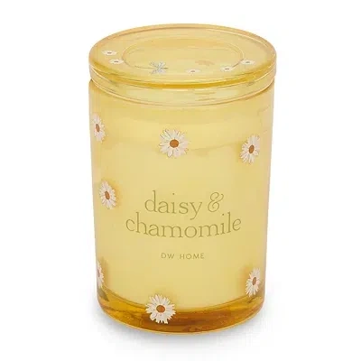 Kirkland's Daisy & Chamomile 1-wick Jar Candle In Yellow