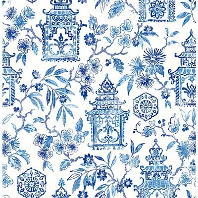 Kirkland's Danson Peel & Stick Wallpaper In Blue