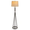 Kirkland's Dark Bronze Iron Tripod Floor Lamp In Multi