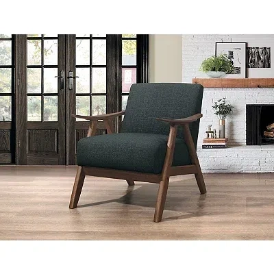 Kirkland's Dark Gray Mid-century Hazel Frame Accent Chair