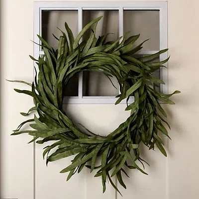 Kirkland's Dark Green Foam Leaves Wreath