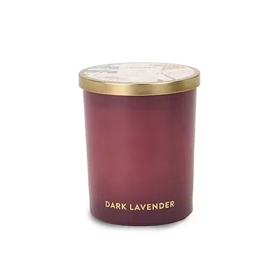 Kirkland's Dark Lavender 2-wick Jar Candle In Burgundy