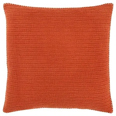 Kirkland's Dark Orange Subtle Striped Oversized Pillow