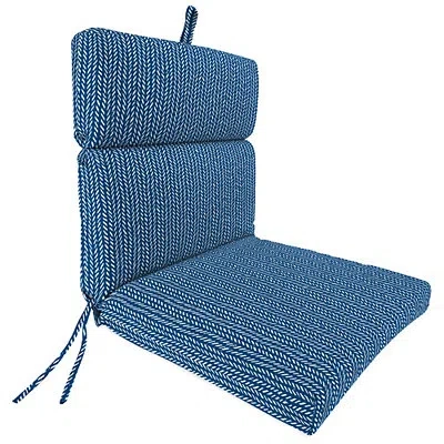 Kirkland's Dash Outdoor Chair Cushion With Ties In Blue