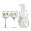 Kirkland's Decanter & Wine Glass Set In Transparent