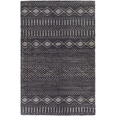 Kirkland's Diamond Jute Area Rug In Black