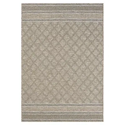 Kirkland's Diamond Lattice Indoor/outdoor Rug In Neutral