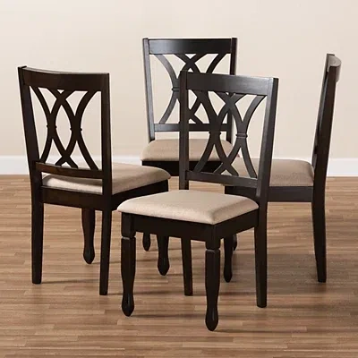 Kirkland's Dining Chair Set In Brown