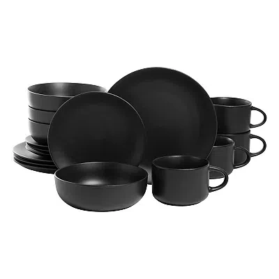 Kirkland's Dinnerware Set In Black