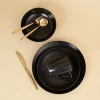 Kirkland's Dinnerware Set In Black