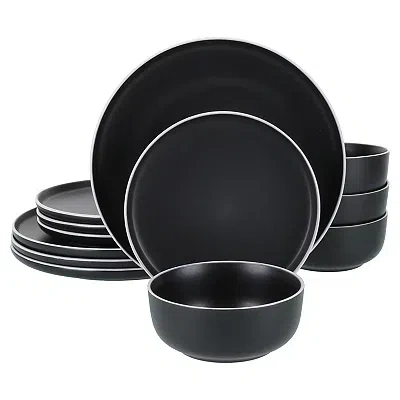 Kirkland's Dinnerware Set In Black