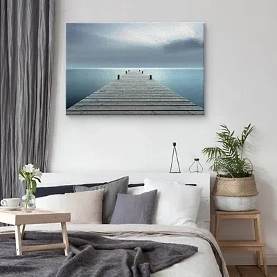 Kirkland's Distant Dream Canvas Art Print In Blue