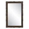 Kirkland's Distressed Bronze Layered Frame Wall Mirror In Brown