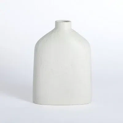 Kirkland's Distressed Ceramic Tabletop Vase In White