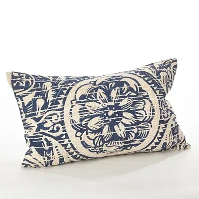 Kirkland's Distressed Floral Lumbar Throw Pillow In Multi