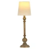 Kirkland's Distressed Gold Resin Buffet Lamp In Gold