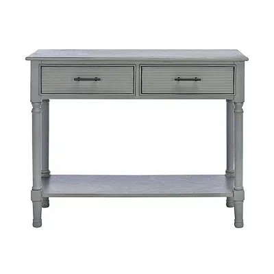 Kirkland's Distressed Gray Ronan 2-drawer Console Table