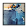Kirkland's Dizzy At The Edge Framed Canvas Art Print In Blue