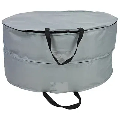 Kirkland's Double Wreath Storage Bag In Gray