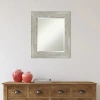 Kirkland's Dove Gray Scoop Frame Beveled Mirror In Gray