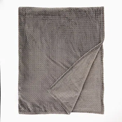 Kirkland's Dreamy Plush Throw In Gray