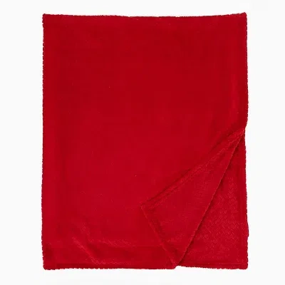 Kirkland's Dreamy Plush Throw In Red