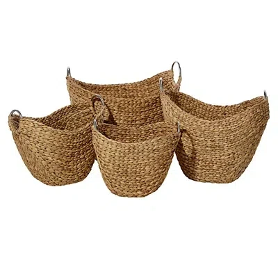 Kirkland's Dutch Woven Seagrass Baskets In Brown