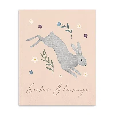 Kirkland's Easter Blessings Canvas Art Print In Pink