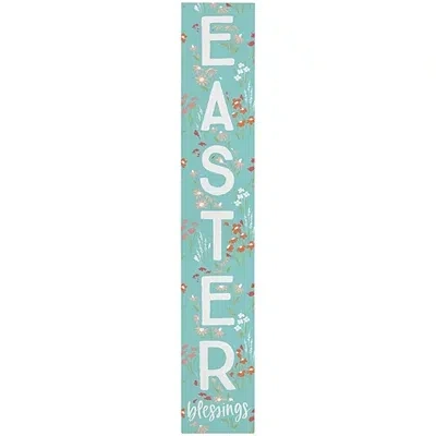 Kirkland's Easter Blessings Porch Board In Blue