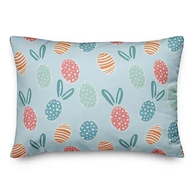Kirkland's Easter Egg Bunny Ear Indoor/outdoor Pillow In Multi