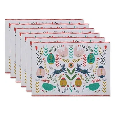 Kirkland's Easter Folk Garden Placemats In Multi