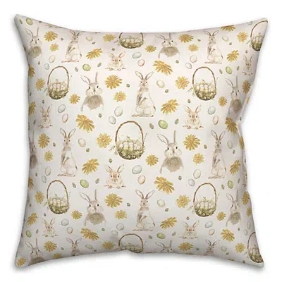 Kirkland's Easter Greetings Bunny Pillow In Multi
