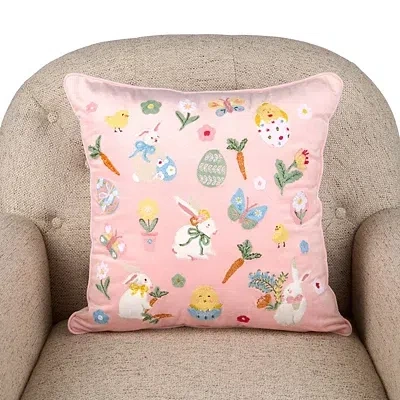 Kirkland's Easter Toss Pillow In Pink