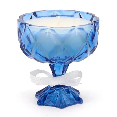 Kirkland's Eggnog Cocktail Jar Candle In Blue
