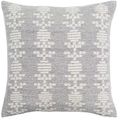 Kirkland's Elara Floral Pillow In Gray